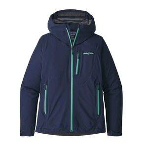 Patagonia Womens Stretch Rainshadow Jacket Large Navy